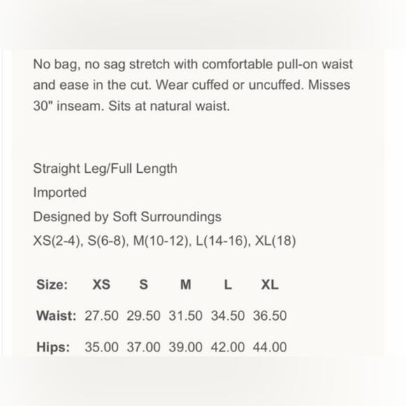 Soft Surroundings Jeans Ultimate Relaxed Straight - Picture 8 of 8